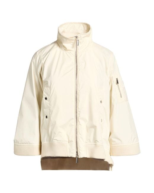 Moorer Natural Jacket Polyester, Cotton