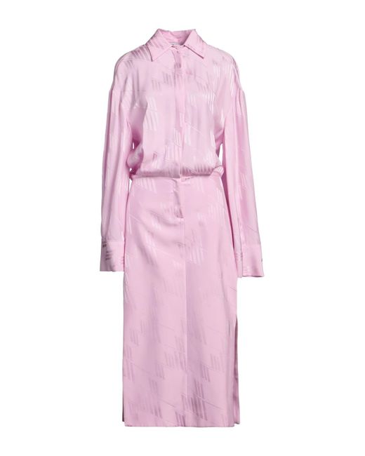 Vestido midi The Attico de color Pink