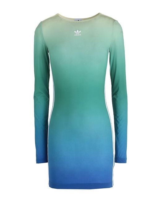 Adidas Originals Blue Mini Dress