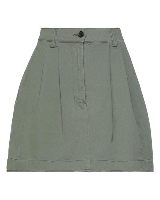 Department 5 Green Mini Skirt