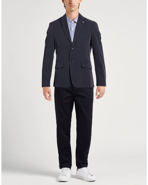 Officina 36 Blue Blazers for men