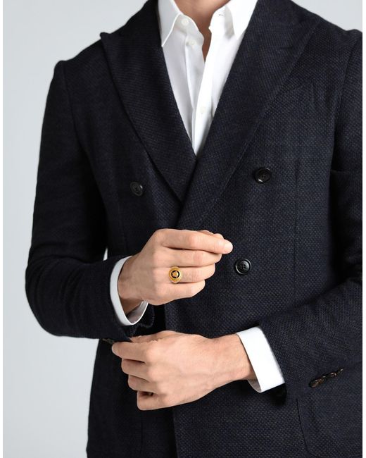 Versace Metallic Ring for men