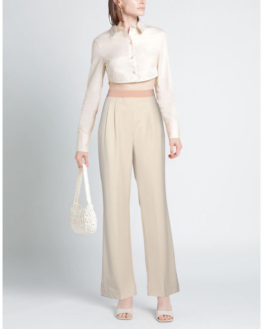 Semicouture Natural Trouser
