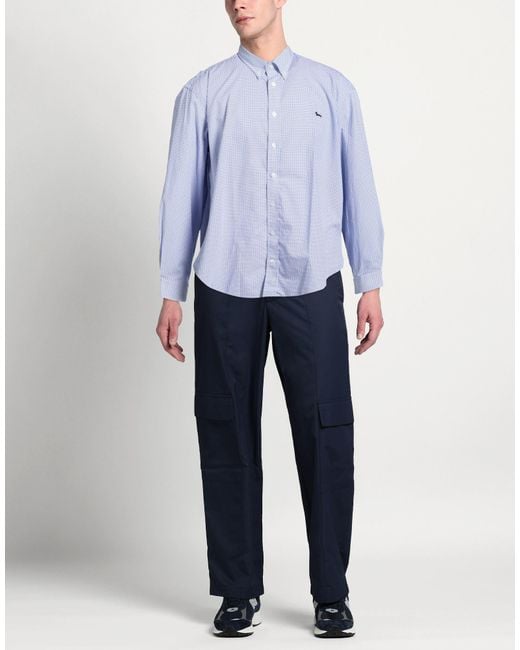 Harmont & Blaine Blue Shirt Cotton for men