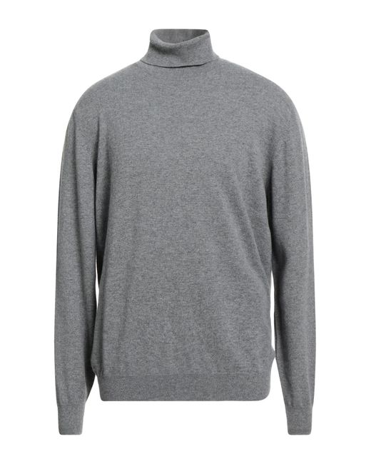 SUITE 191 Gray Turtleneck Cashmere for men