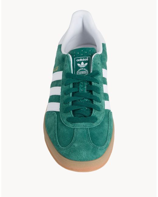 adidas Originals Gazelle Indoor Emerald Sneakers Leather in Green for Men |  Lyst
