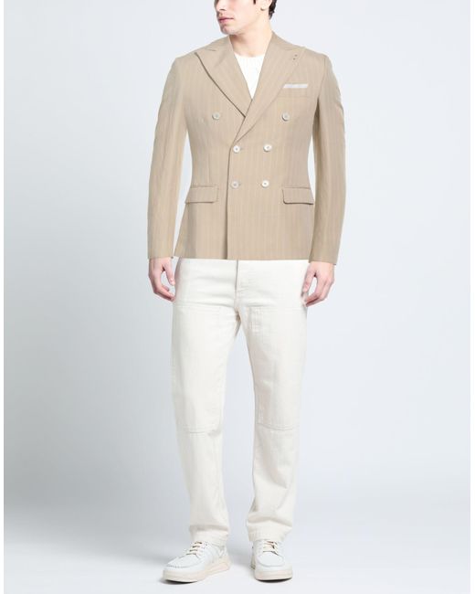 Daniele Alessandrini Natural Blazer for men