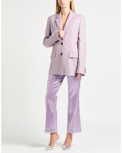MSGM Purple Blazer
