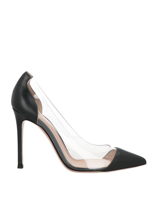 Gianvito Rossi Metallic Pumps Textile Fibers