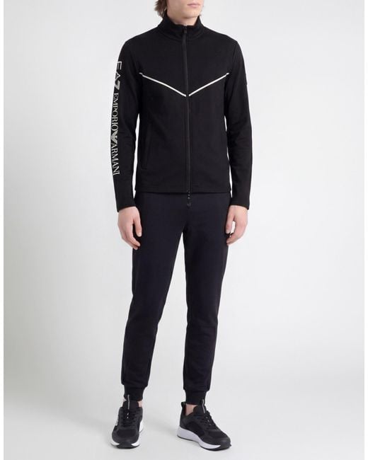 EA7 Black Sweatshirt for men