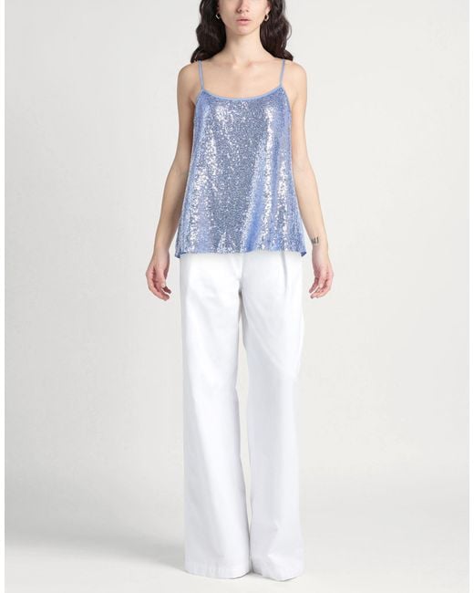 Camilla Blue Azure Top Polyester, Elastane