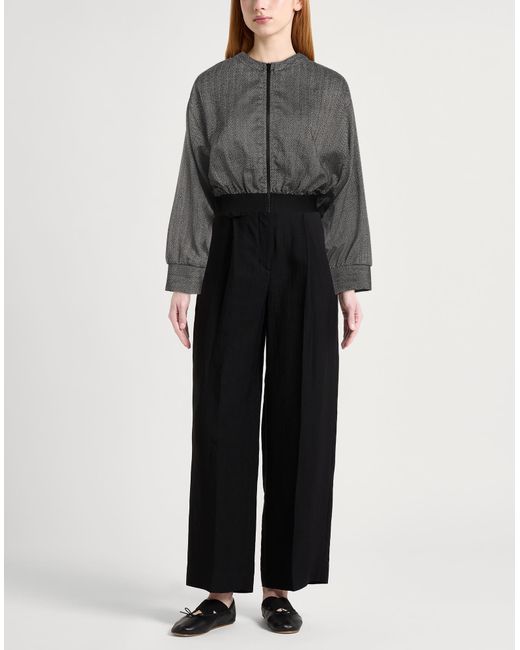 Gaelle Paris Gray Jacket Polyester, Viscose, Elastane