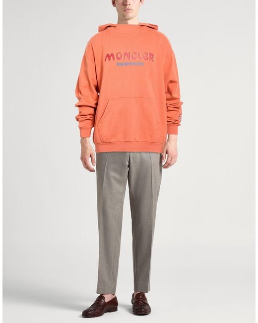 Moncler Orange Sweatshirt for men