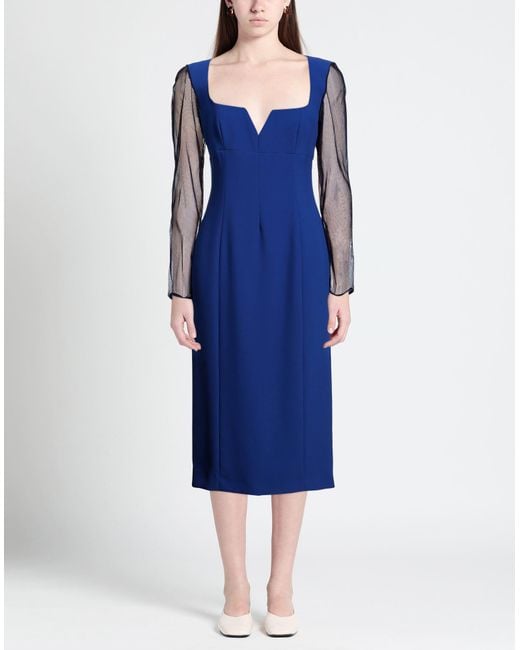 Clips Blue Midi Dress