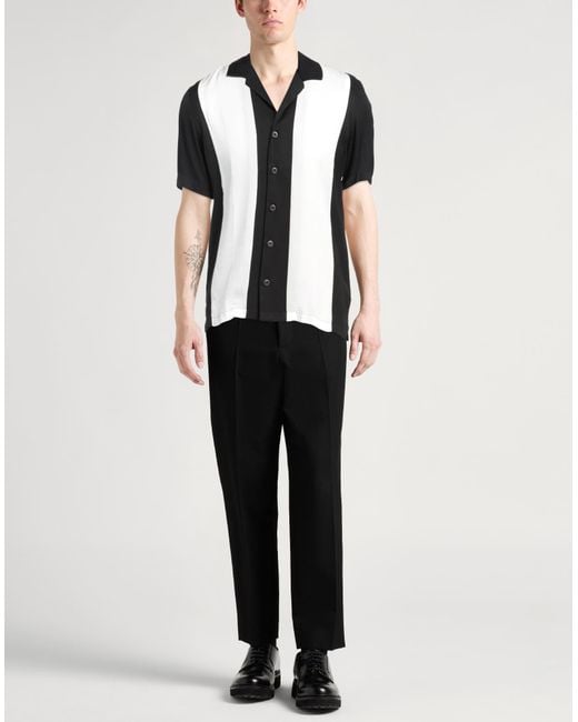 PT Torino Black Shirt Viscose for men