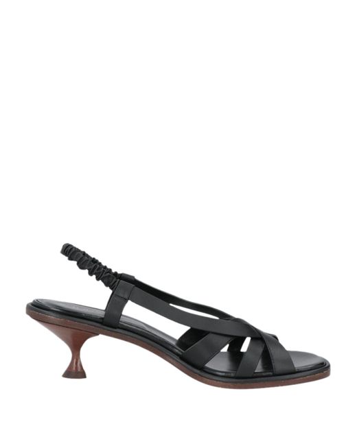 Tod's Black Sandals