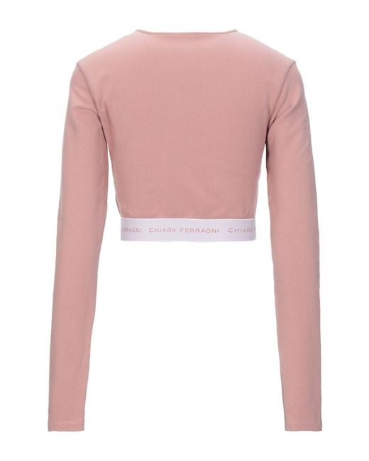 Chiara Ferragni Pink Sweatshirt
