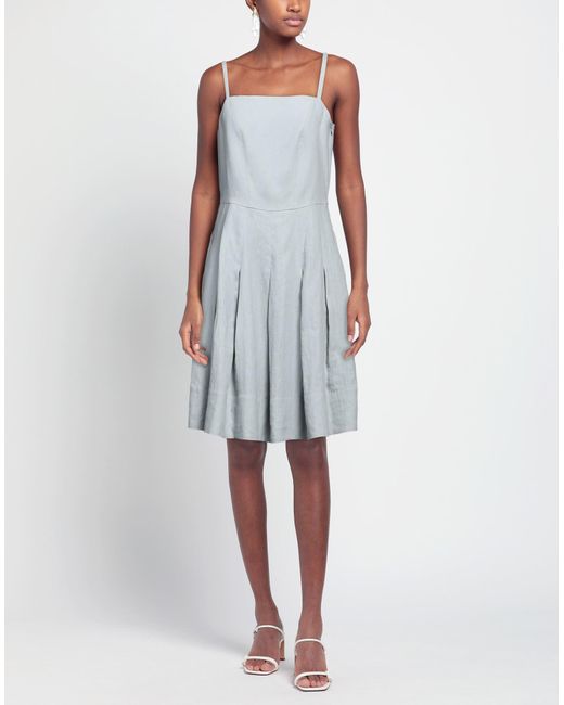 Eleventy Gray Mini Dress