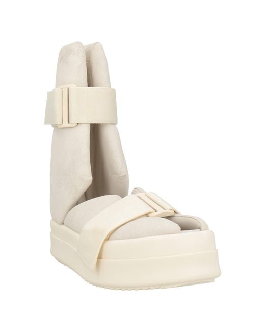 Rick Owens Natural Boot Leather for men