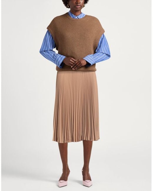 Gonna Midi di Twinset in Brown