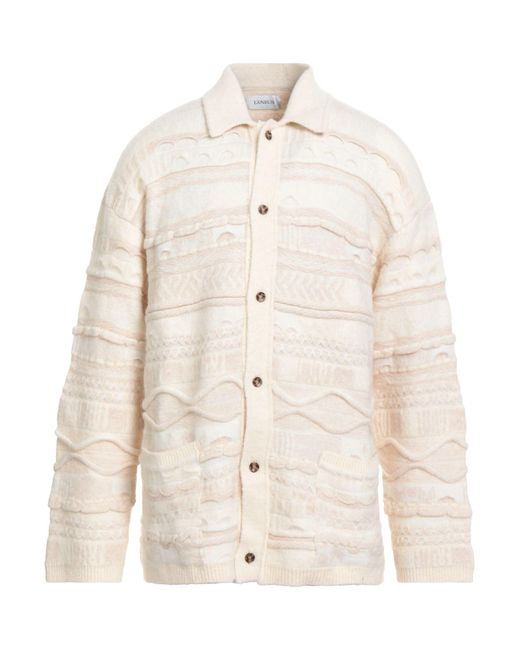 Laneus Natural Cardigan Polyamide, Alpaca Wool, Polyacrylic, Synthetic Fibers, Acrylic for men