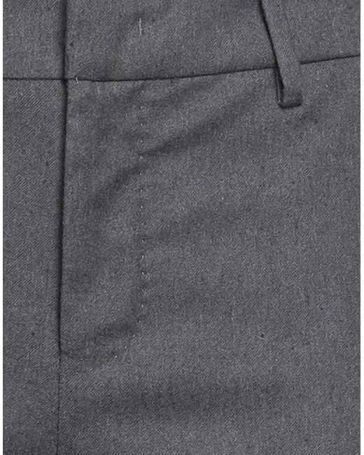 PT Torino Gray Pants Cotton, Elastane