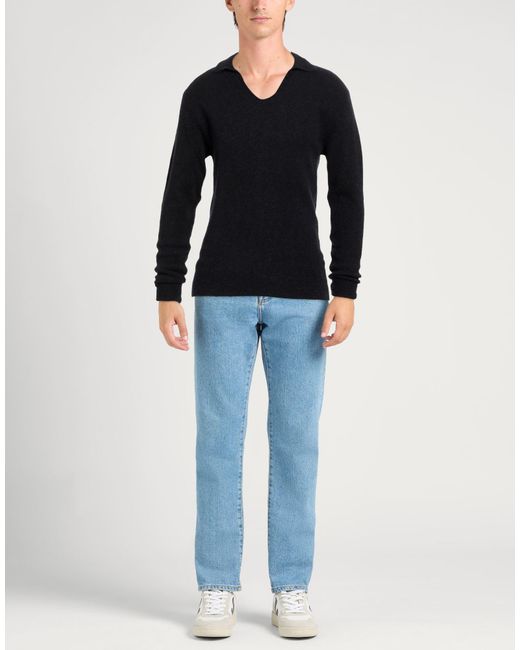 Officina 36 Blue Sweater Polyamide, Alpaca Wool, Virgin Wool, Elastane for men