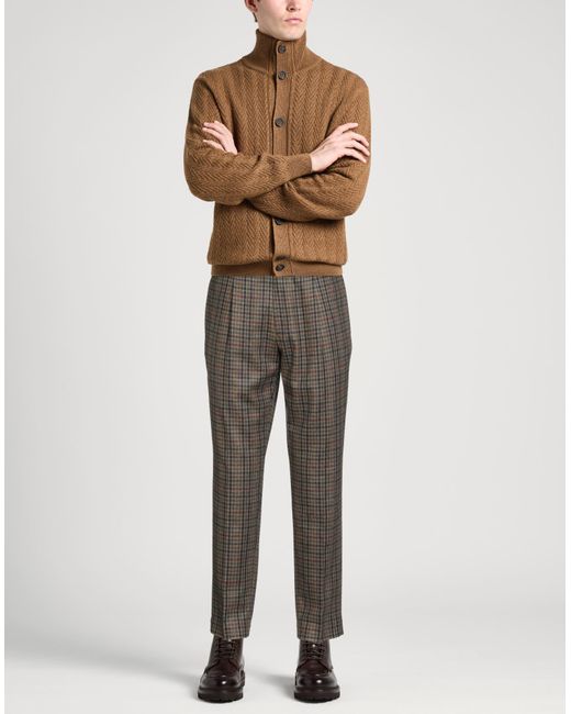 Santaniello Gray Pants Wool for men