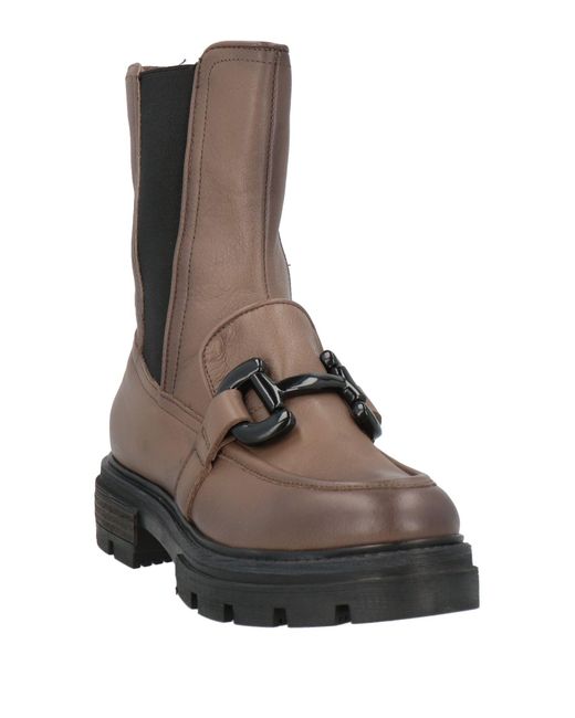 Botines De Caña Alta Mjus de color Brown