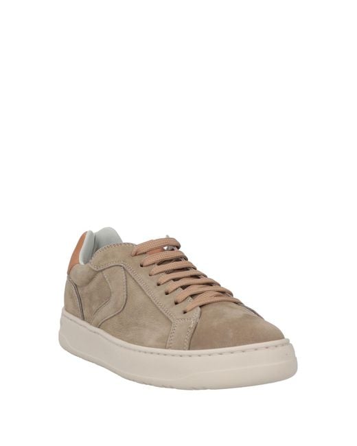 Voile Blanche Brown Khaki Sneakers Leather for men