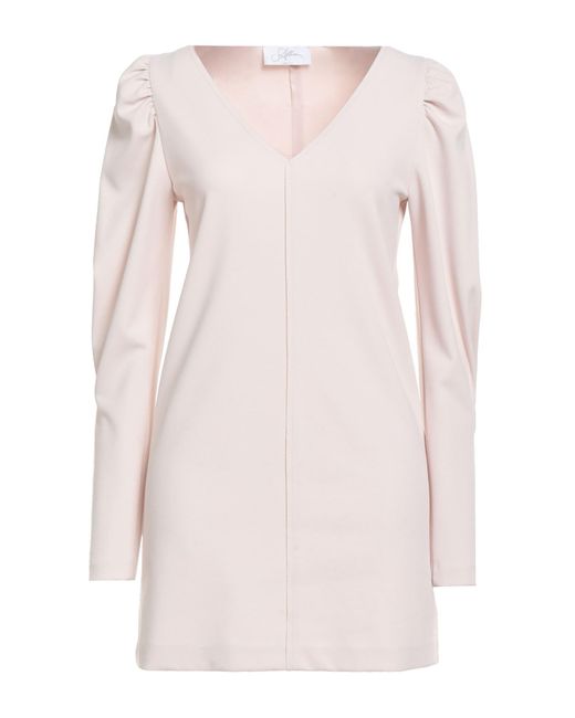 Soallure Pink Blush Mini Dress Polyester, Elastane