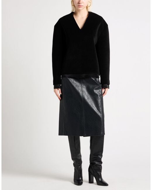 Jil Sander Black Top Polyester, Viscose, Polyamide