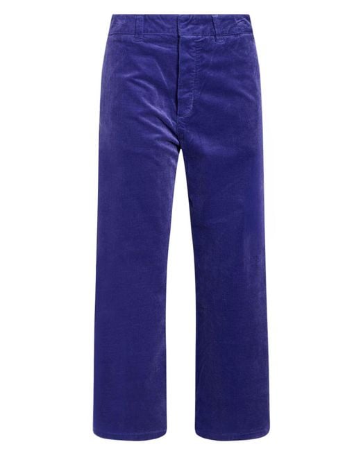 Department 5 Blue Pants Cotton, Elastane