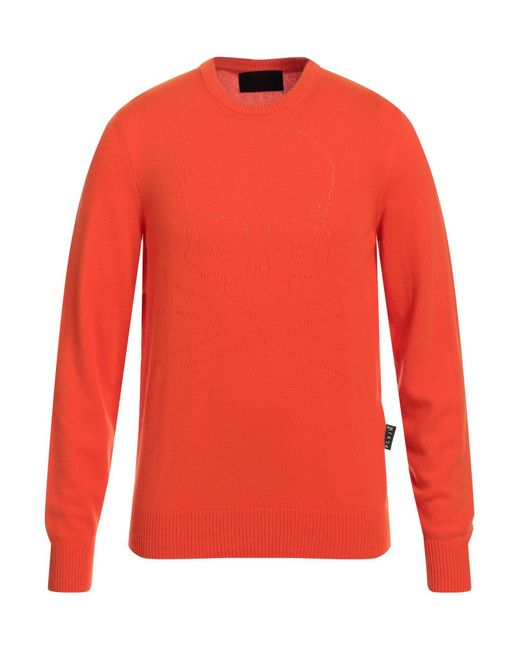 Philipp Plein Red Sweater for men