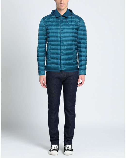 Herno Blue Down Jacket for men