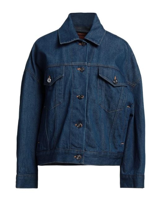 Missoni Blue Denim Outerwear Cotton