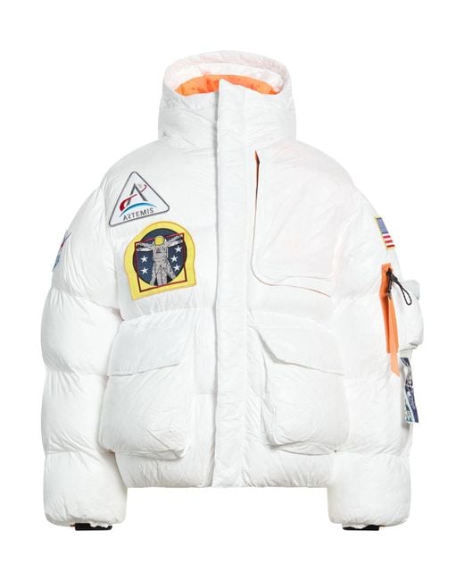 Alpha Industries White Puffer Polyurethane for men