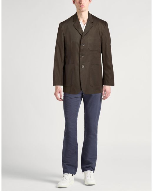 Barena Brown Dark Blazer Cotton for men