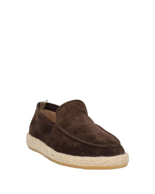 Officine Creative Brown Dark Loafers Leather for men