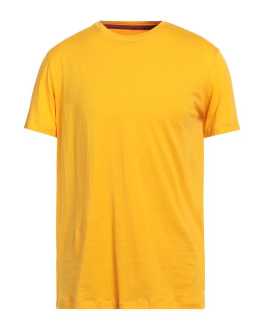 Isaia Yellow T-shirt for men
