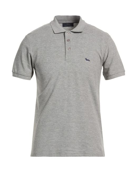 Harmont & Blaine Gray Polo Shirt Cotton for men
