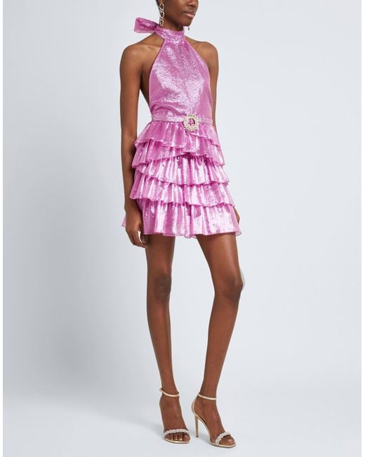 LA SEMAINE Paris Purple Mini Dress
