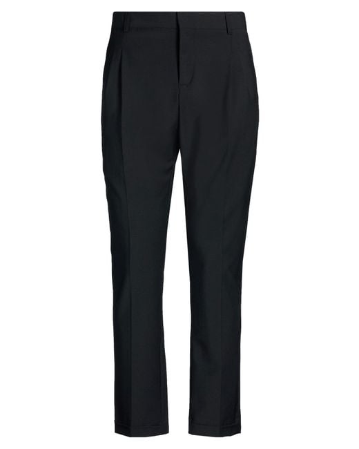 Daniele Alessandrini Blue Pants Polyester, Wool, Elastane for men