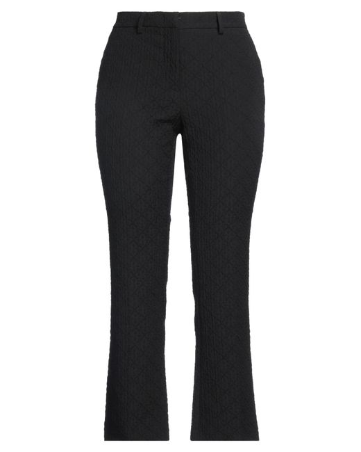 SEVENTY VENEZIA Black Pants Cotton, Polyester, Polyamide