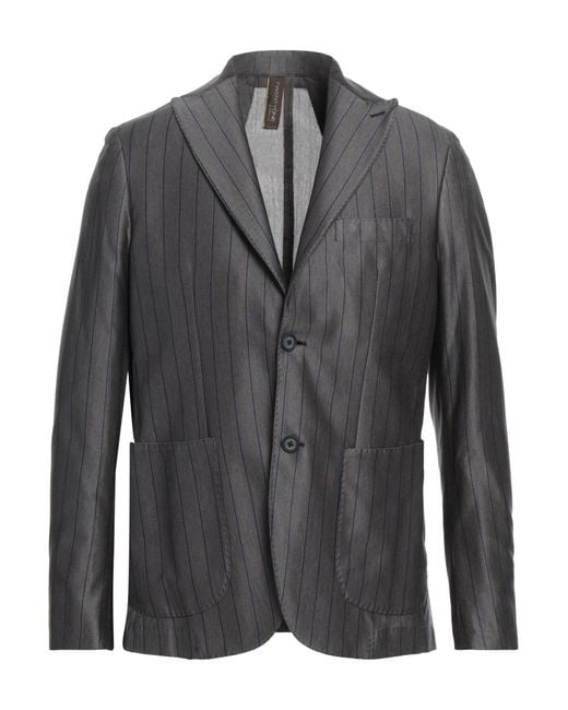 TWENTY-ONE by ANTONIO CARNEVALE Gray Blazer for men