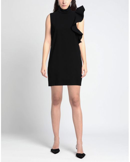 Amen Black Mini Dress Polyester