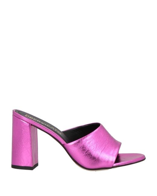Bervicato Pink Sandals Leather