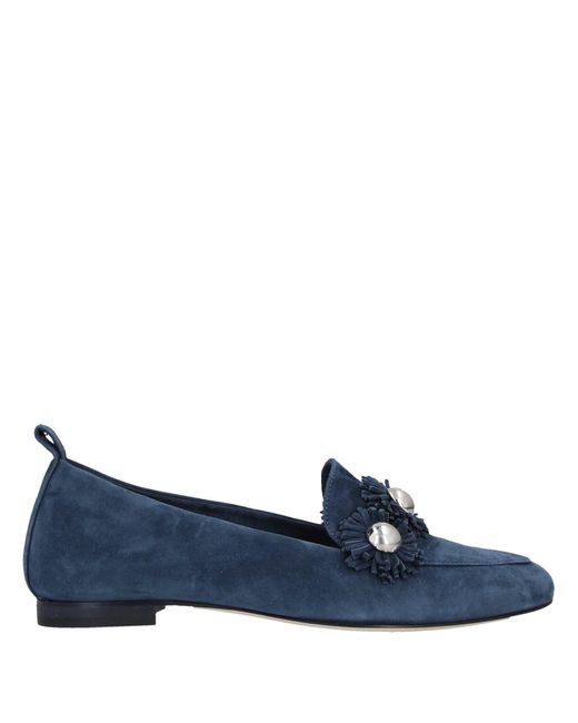 Anna F. Blue Loafers