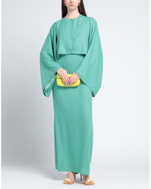 Agnona Green Maxi Dress