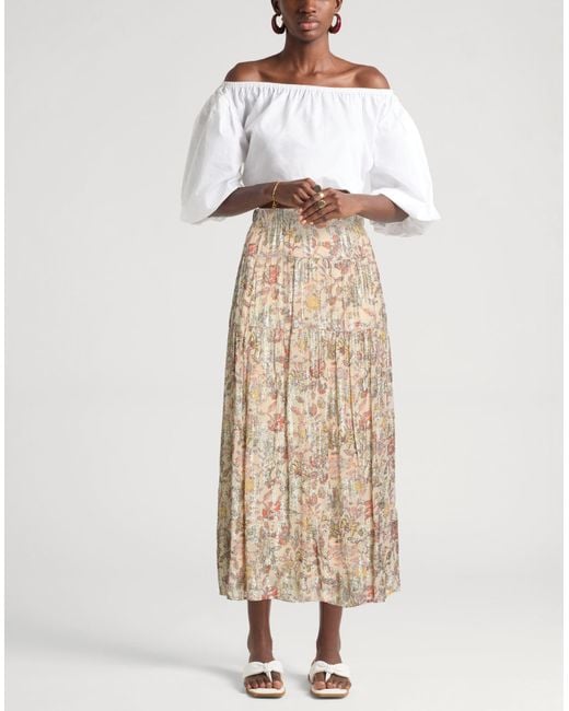Ba&sh Natural Midi Skirt